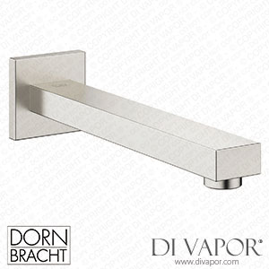 Dornbracht Symetrics Wall-Mounted Basin Spout without Pop-Up Waste - Brushed Platinum 13 805 980-06 Spare Parts