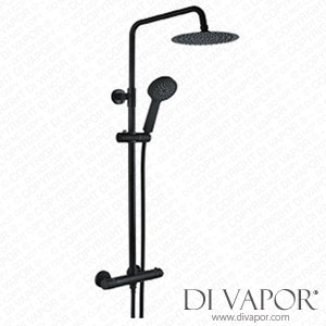 HighLife 13117B Spey Series 2 Black Thermo Shower Valve & Round Head Spare Parts