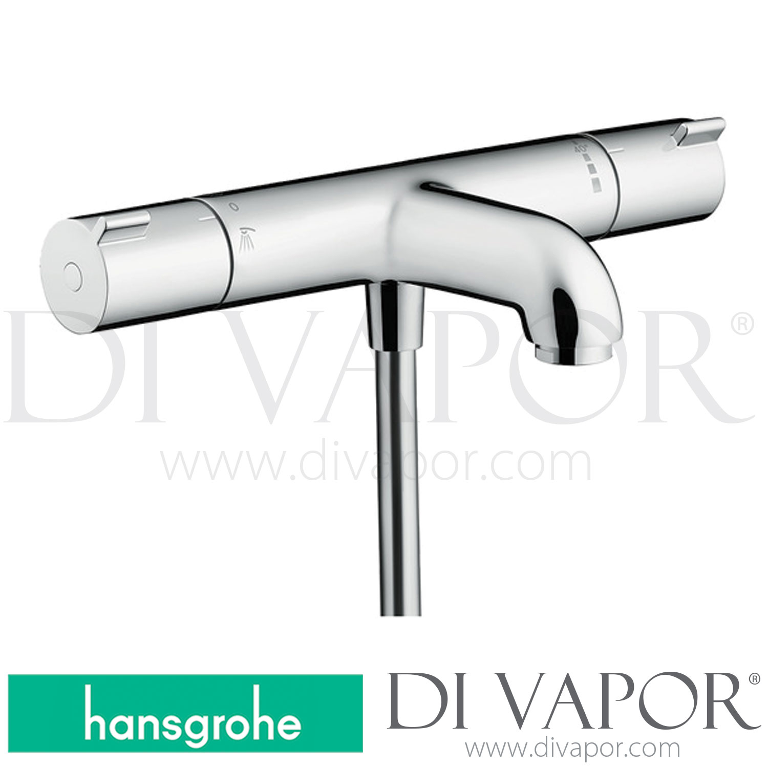 Hansgrohe 13207000 Ecostat Bath Thermostat 1001 Cl for Exposed