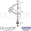 Grohe 13257000 Spare Tech Diagram