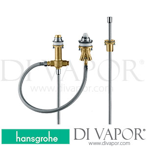 Hansgrohe 13439187 Basic Set for 3-Hole Rim Mounted Single Lever Bath Mixer >11/18 Spare Parts