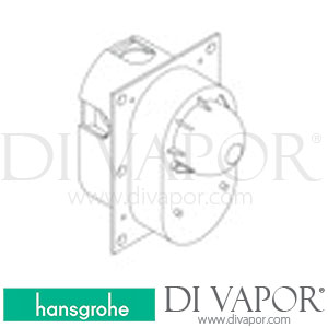 Hansgrohe 13505180 Ibox for Bath Mixer for Concealed Installation Basic Set Dn15 05/95 - 12/01 Spare Parts