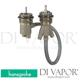 Hansgrohe 13550187 Basic Set for 2-Hole Rim Mounted Thermostat >11/18 Spare Parts