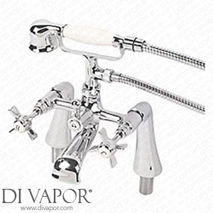 Swirl Edwardian Deck-Mounted Bath/Shower Mixer Tap 13762 Spare Parts