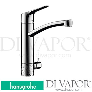 Hansgrohe 13819000 MyCube Single Lever Kitchen Mixer M, Device Shut-Off Valve, 1Jet Spare Parts >03/18