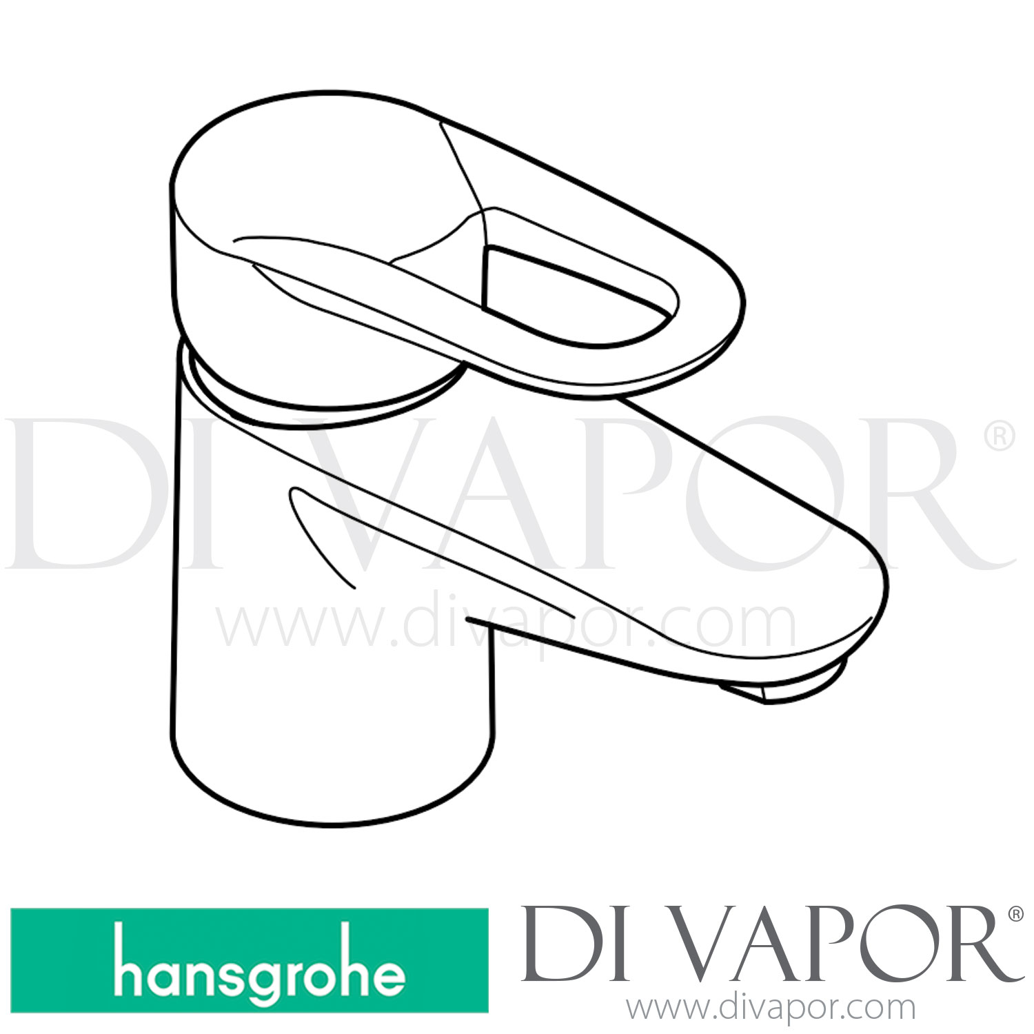 Hansgrohe 14017000 Metropol Hg Basin Mixer Metropol Low Pressure 04/00