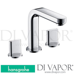 Hansgrohe 14063000 Metris S 3-Hole Basin Mixer with Pop-Up Waste Set 04/05 - 12/09 Spare Parts