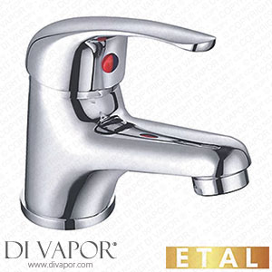 ETAL Loop Mono Basin Mixer Tap Polished Chrome 140KG Spare Parts
