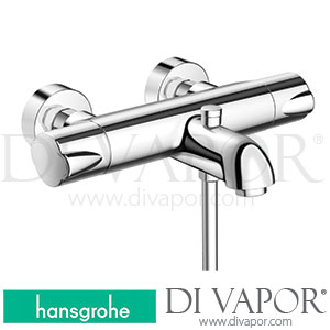 Hansgrohe 14242000 Ecomax Bath Thermostat for Exposed Installation >04/05 Spare Parts