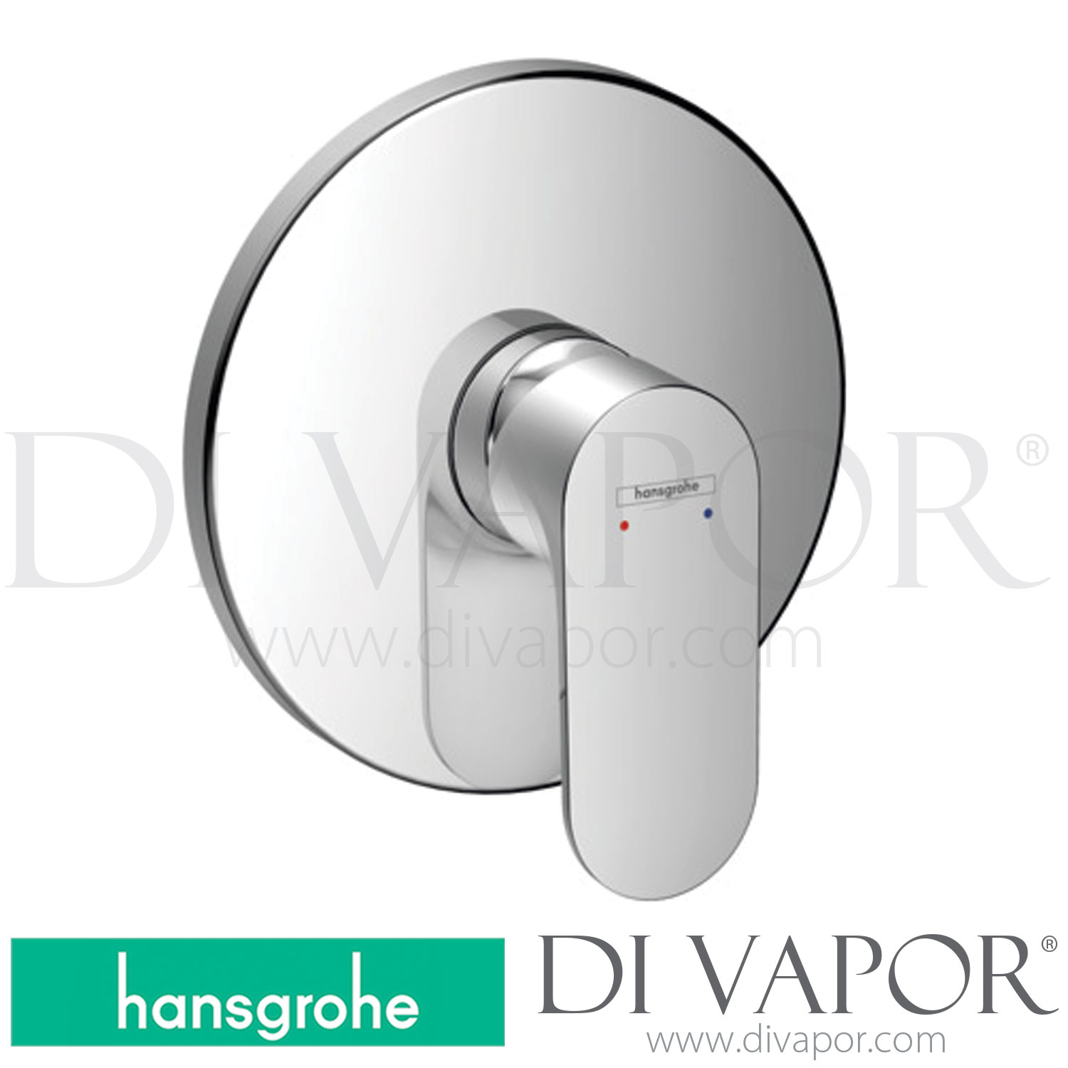 Hansgrohe Ecos Concealed Bath Shower Mixer Set - 31779000 - View #4