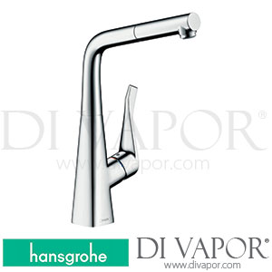 Hansgrohe 14822000 Metris M71 Single Lever Kitchen Mixer 320, 1Jet 07/13 - 09/14 Spare Parts