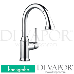 Hansgrohe 14864000 Talis M53 Single Lever Kitchen Mixer 210, Pull-Out Spray, 2Jet Spare Parts >01/12