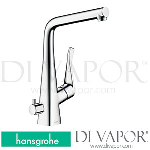 Hansgrohe 14888000 Metris M71 Single Lever Kitchen Mixer 320, Device Shut-Off Valve,1Jet Spare Parts 06/14 - 09/14