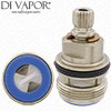 Kitchen Tap Cartridge - 20 Splines - 1/2" BSP, 1/4 Turn, 34mm Height - Clockwise Turn to Open - 14V84NP