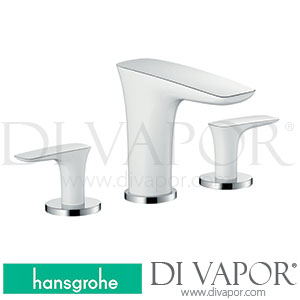 Hansgrohe 15073400 PuraVida 3-Hole Basin Mixer 100 with Push-Open Waste Set 10/10 - 01/11 Spare Parts