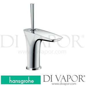 Hansgrohe 15075000 PuraVida Single Lever Basin Mixer 100 for Hand Washbasins with Push-Open Waste Set 06/10 - 08/10 Spare Parts