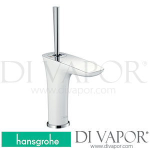 Hansgrohe 15075407 PuraVida Single Lever Basin Mixer 100 for Hand Washbasins with Push-Open Waste Set >11/18 Spare Parts