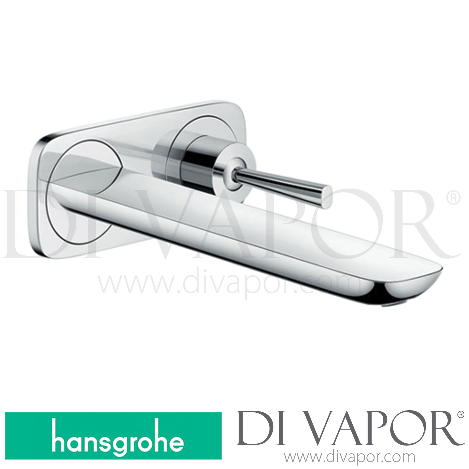 Hansgrohe 15085000 PuraVida Single Lever Basin Mixer for Concealed