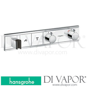 Hansgrohe 15355400 RainSelect Thermostat for Concealed Installation for 2 Functions with Integrated Shower Holder >10/17 Spare Parts