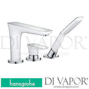 Hansgrohe 15432400 PuraVida 3-Hole Rim Mounted Single Lever Bath Mixer 07/11 - 06/22 Spare Parts