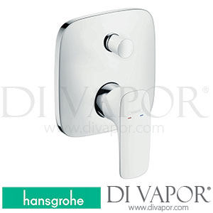 Hansgrohe 15445400 PuraVida Single Lever Bath Mixer for Concealed Installation for Ibox Universal 07/09 - 12/16 Spare Parts