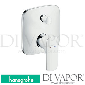Hansgrohe 15447400 PuraVida Single Lever Bath Mixer for Concealed Installation with Integrated Security Combination According To En1717 for Ibox Universal 02/13 - 12/16 Spare Parts