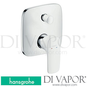 Hansgrohe 15447400 PuraVida Single Lever Bath Mixer for Concealed Installation with Integrated Security Combination According To En1717 for Ibox Universal 07/09 - 01/13 Spare Parts