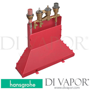 Hansgrohe 15482180 Basic Set for 4-Hole Rim Mounted Thermostatic Bath Mixer >10/17 Spare Parts