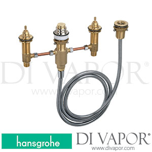 Hansgrohe 15488187 Basic Set for 4-Hole Rim Mounted Bath Mixer >08/21 Spare Parts