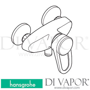 Hansgrohe 15610000 Mondial Single Lever Shower Mixer Dn15 04/01 - 12/05 Spare Parts