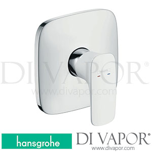 Hansgrohe 15677000 PuraVida Single Lever Shower Mixer Highflow for Concealed Installation for Ibox Universal 01/15 - 12/16 Spare Parts