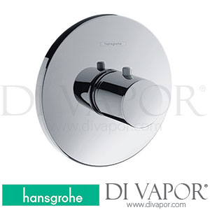 Hansgrohe 15711000 Ecostat S Ecostat S Thermostatic Mixer 43 L/Min for Concealed Installation 02/09 - 08/12 Spare Parts