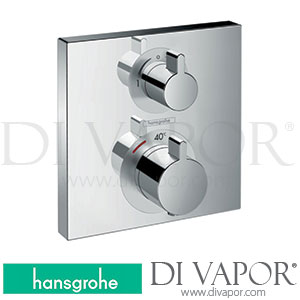 Hansgrohe 15714000 Ecostat Square Thermostat for Concealed Installation for 2 Functions >10/17 Spare Parts