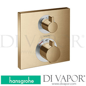 Hansgrohe 15714140 Ecostat Square Thermostat for Concealed Installation for 2 Functions >07/19 Spare Parts