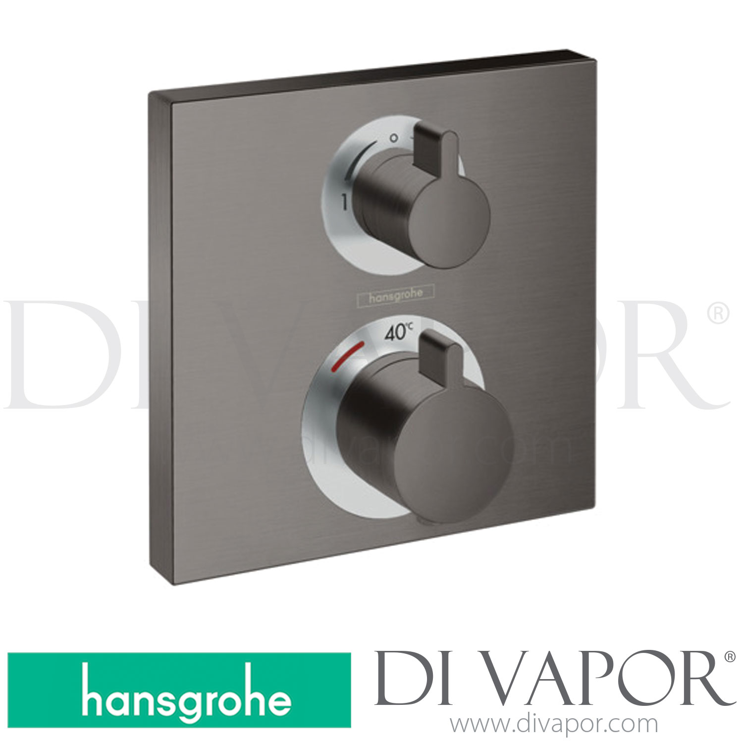 Hansgrohe 15714340 Ecostat Square Thermostat for Concealed Installation