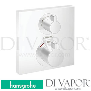 Hansgrohe 15714700 Ecostat Square Thermostat for Concealed Installation for 2 Functions >07/19 Spare Parts