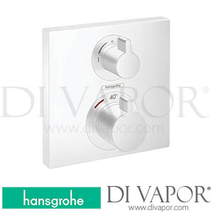 Hansgrohe 15714707 Ecostat Square Thermostat for Concealed Installation for 2 Functions >03/20 Spare Parts