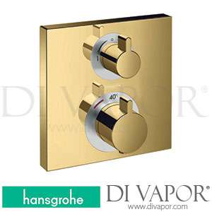 Hansgrohe 15714990 Ecostat Square Thermostat for Concealed Installation for 2 Functions >07/19 Spare Parts