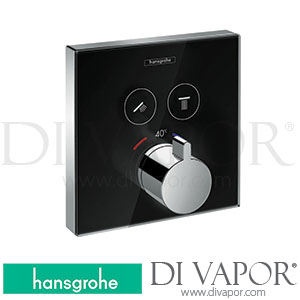 Hansgrohe 15738607 ShowerSelect Glass Thermostat for Concealed Installation for 2 Functions 10/18 - 06/22 Spare Parts