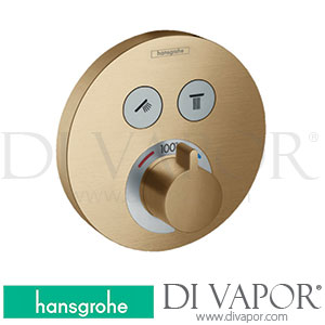 Hansgrohe 15743141 ShowerSelect S Thermostat for Concealed Installation for 2 Functions >08/20 Spare Parts