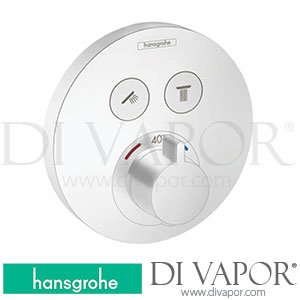 Hansgrohe 15743700 ShowerSelect S Thermostat for Concealed Installation for 2 Functions >06/20 Spare Parts