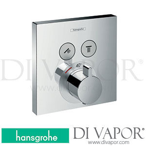 Hansgrohe 15763007 ShowerSelect Thermostat for Concealed Installation for 2 Functions >10/18 Spare Parts
