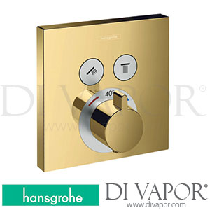 Hansgrohe 15763990 ShowerSelect Thermostat for Concealed Installation for 2 Functions >07/19 Spare Parts