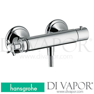 Hansgrohe 16261000 AXOR Montreux Shower Thermostat for Exposed Installation with Cross Handle 04/06 - 06/07 Spare Parts