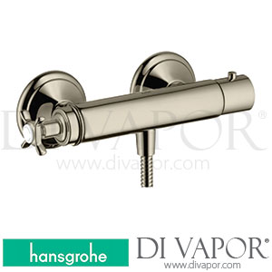 Hansgrohe 16261830 AXOR Montreux Shower Thermostat for Exposed Installation with Cross Handle 07/07 - 12/11 Spare Parts