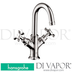Hansgrohe 16505000 AXOR Montreux 2-Handle Basin Mixer 160 with Cross Handles for Hand Washbasins with Pop-Up Waste Set >10/10 Spare Parts