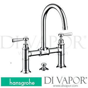 Hansgrohe 16511000 AXOR Montreux 2-Handle Basin Mixer 220 with Lever Handles and Pop-Up Waste Set >12/16 Spare Parts