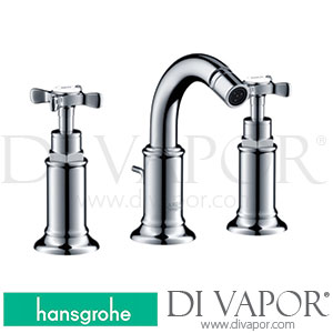 Hansgrohe 16523820 AXOR Montreux 3-Hole Bidet Mixer with Pop-Up Waste Set 10/10 - 12/17 Spare Parts