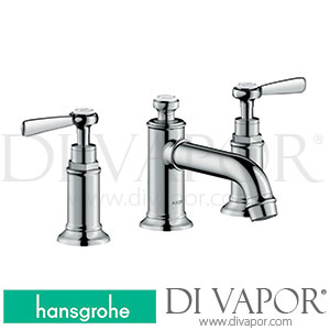 Hansgrohe 16537009 AXOR Montreux 3-Hole Basin Mixer 30 with Lever Handles and Pop-Up Waste Set 2 Ticks >04/20 Spare Parts