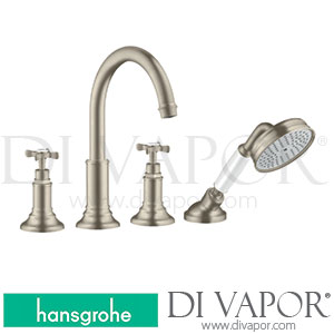 Hansgrohe 16546820 AXOR Montreux 4-Hole Rim Mounted Bath Mixer with Cross Handles >07/22 Spare Parts